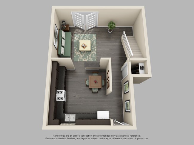 Floorplan - Bellestone Villas Apartments