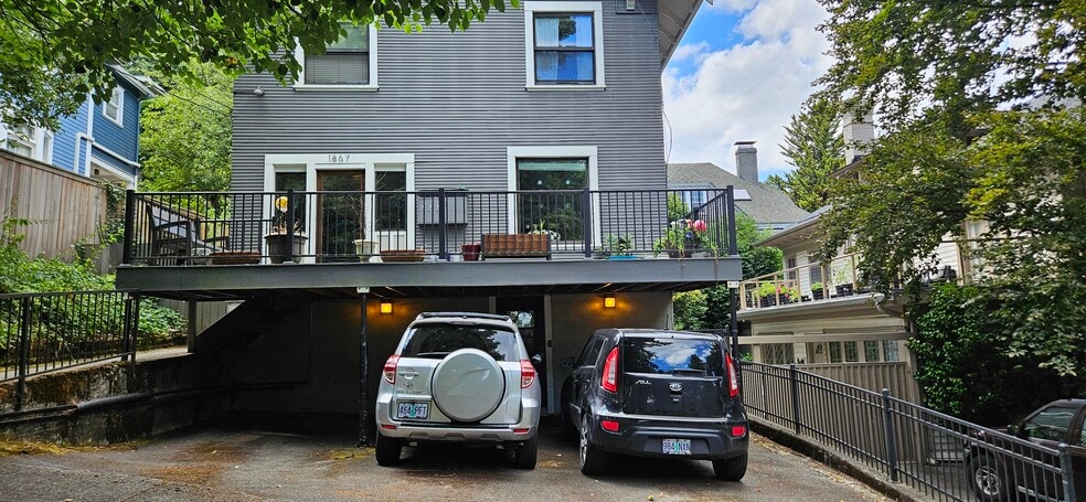 Front balcony common area. - 1867 SW 14th Ave