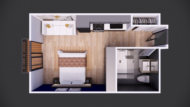 Floorplan - The Lodge Apartments