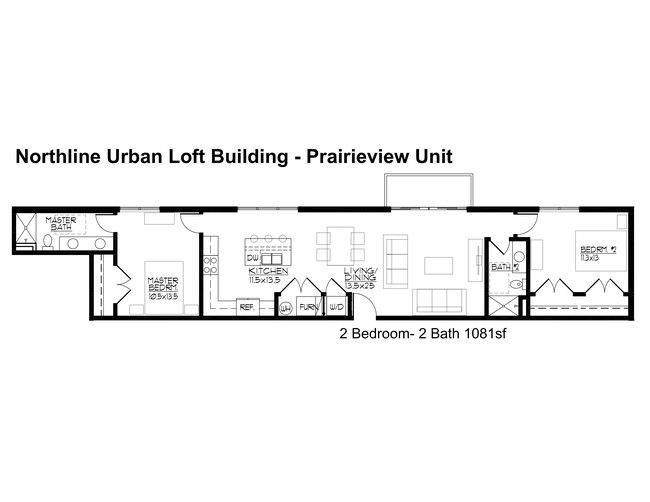 Urban Bldg - Prairieview Floorplan - Northline Apartments