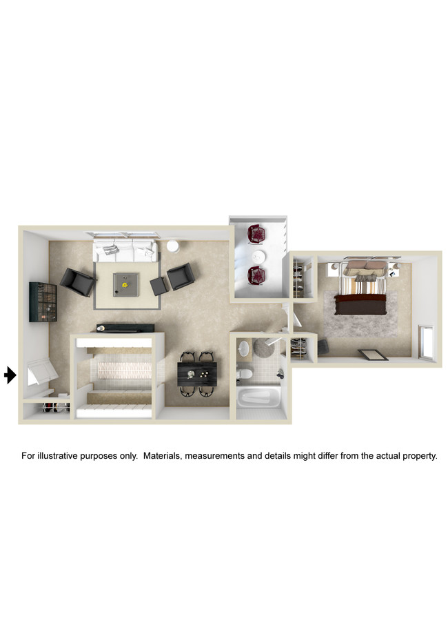 Floorplan - Cedarwood Apartments