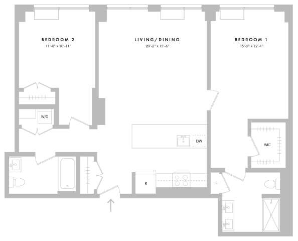 Floorplan - The Hazel Jersey City
