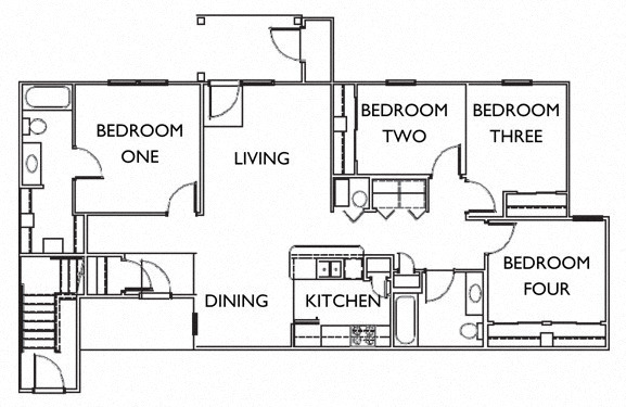 Floorplan - Prairie Apartments I & II