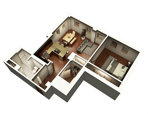 Floorplan - Somerset Place Apartments