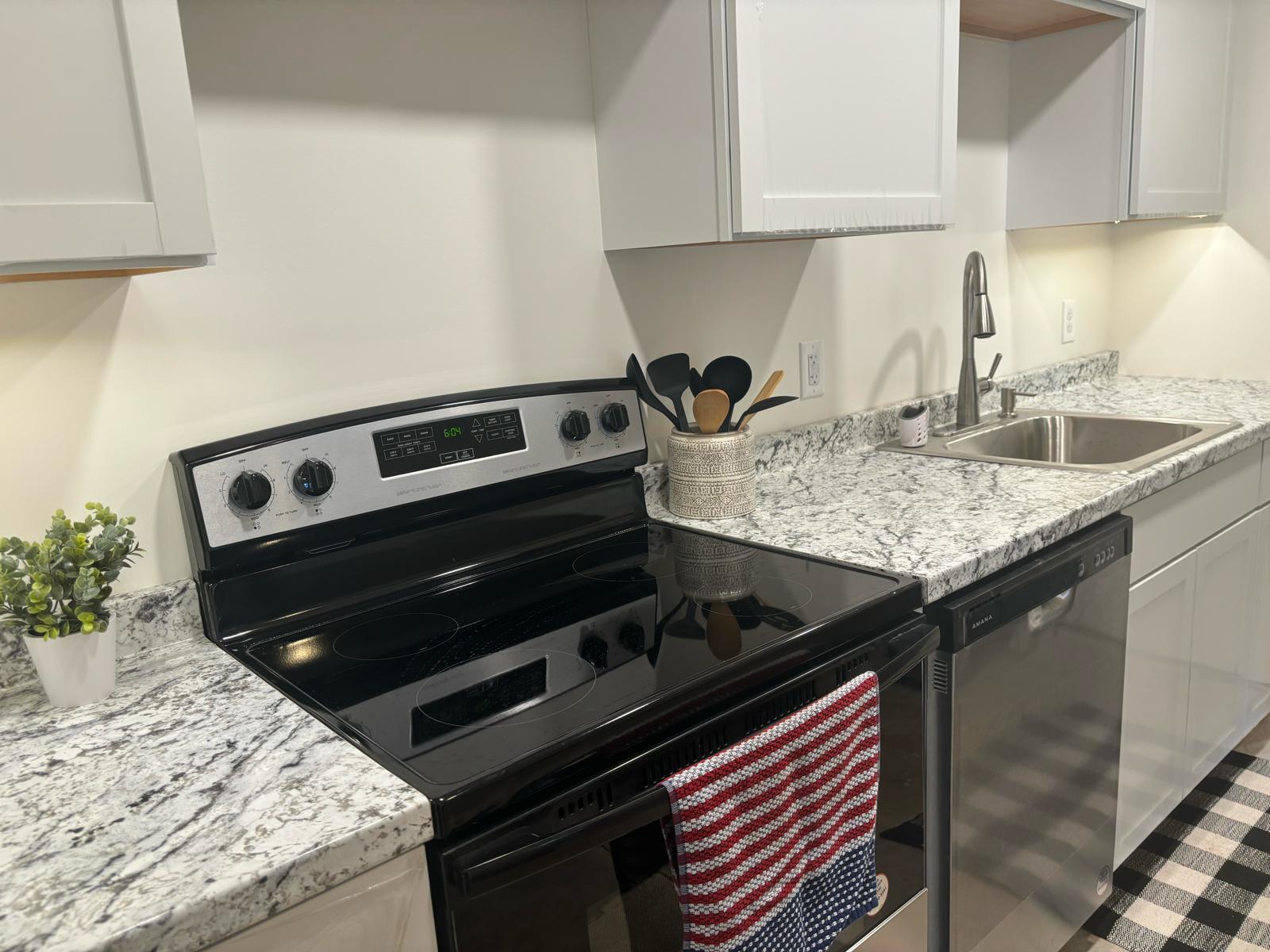 Lower kitchen closeup - 1110 Tolleys Ln