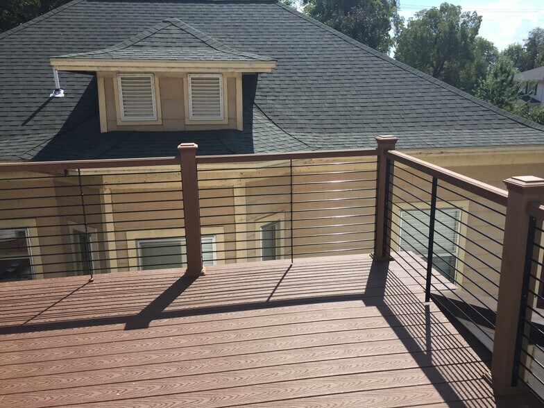 Deck off Master - 1431 S Elwood Ave