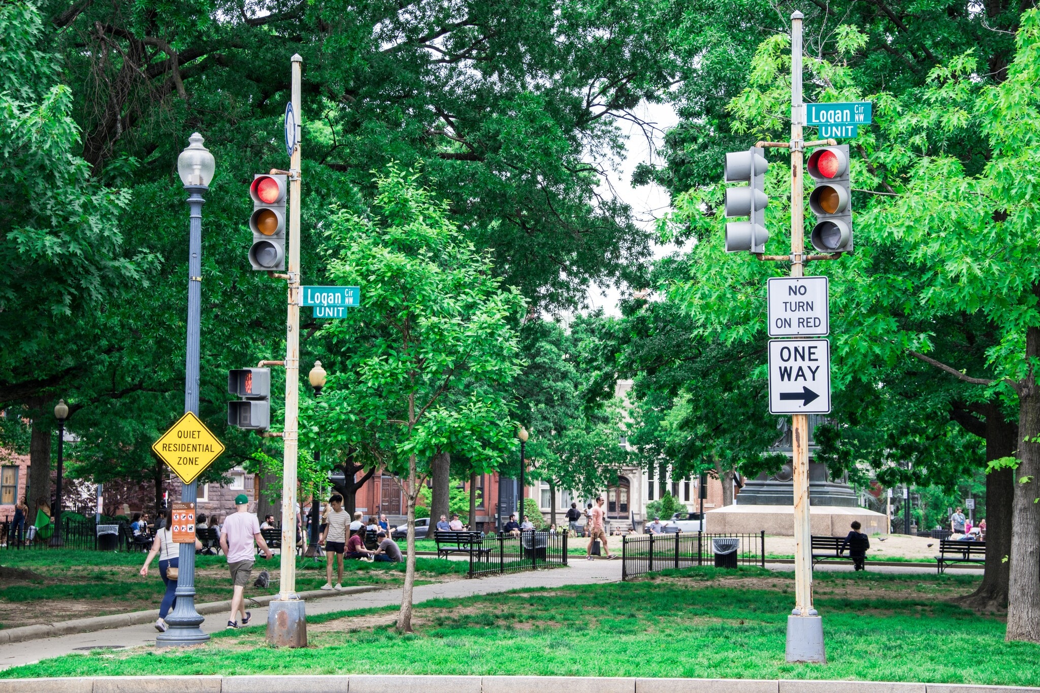 LOGAN Circle is just across the street 2 blks - 1300 N St NW