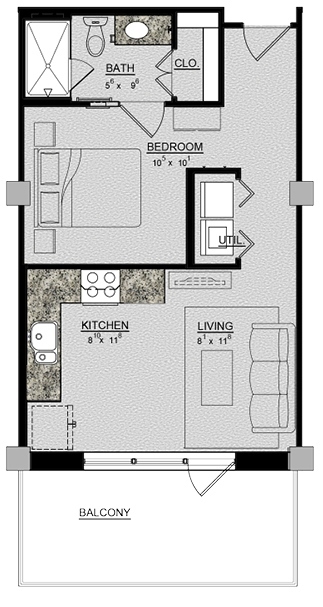 Floorplan - Magnolia Lofts on Vickery