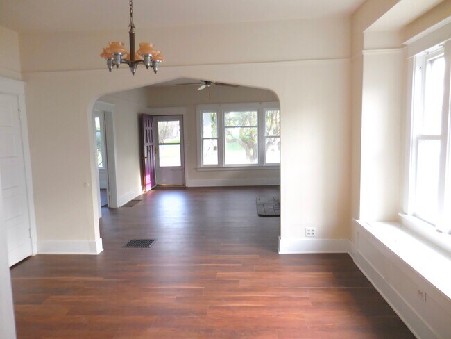 Dining room looking back into living room - 4626 N Mullen St