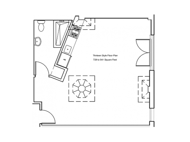 Thirteenth Floor Plan - Cosmo Lofts