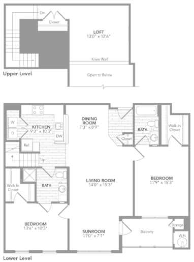 Floorplan - The Elms at Clarksburg Village Encore