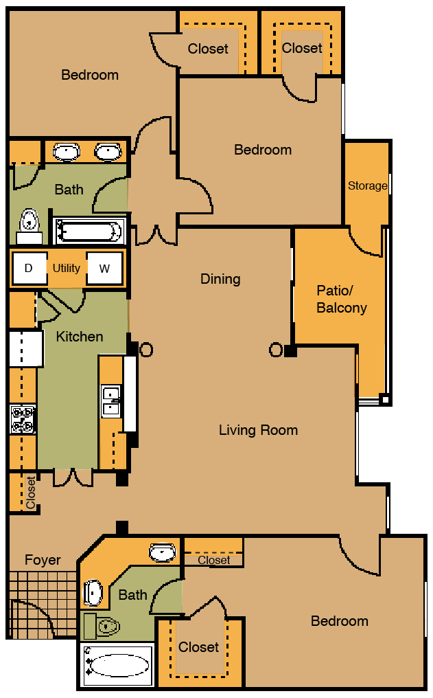 Floorplan - Cascade at Fountain Lake