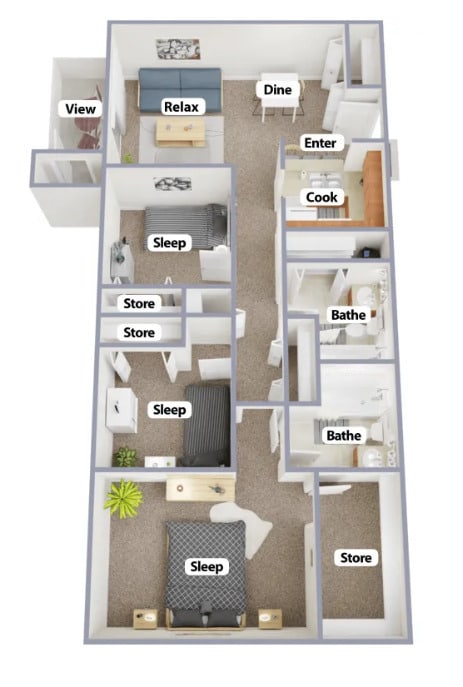 Floorplan - Camby Crossing
