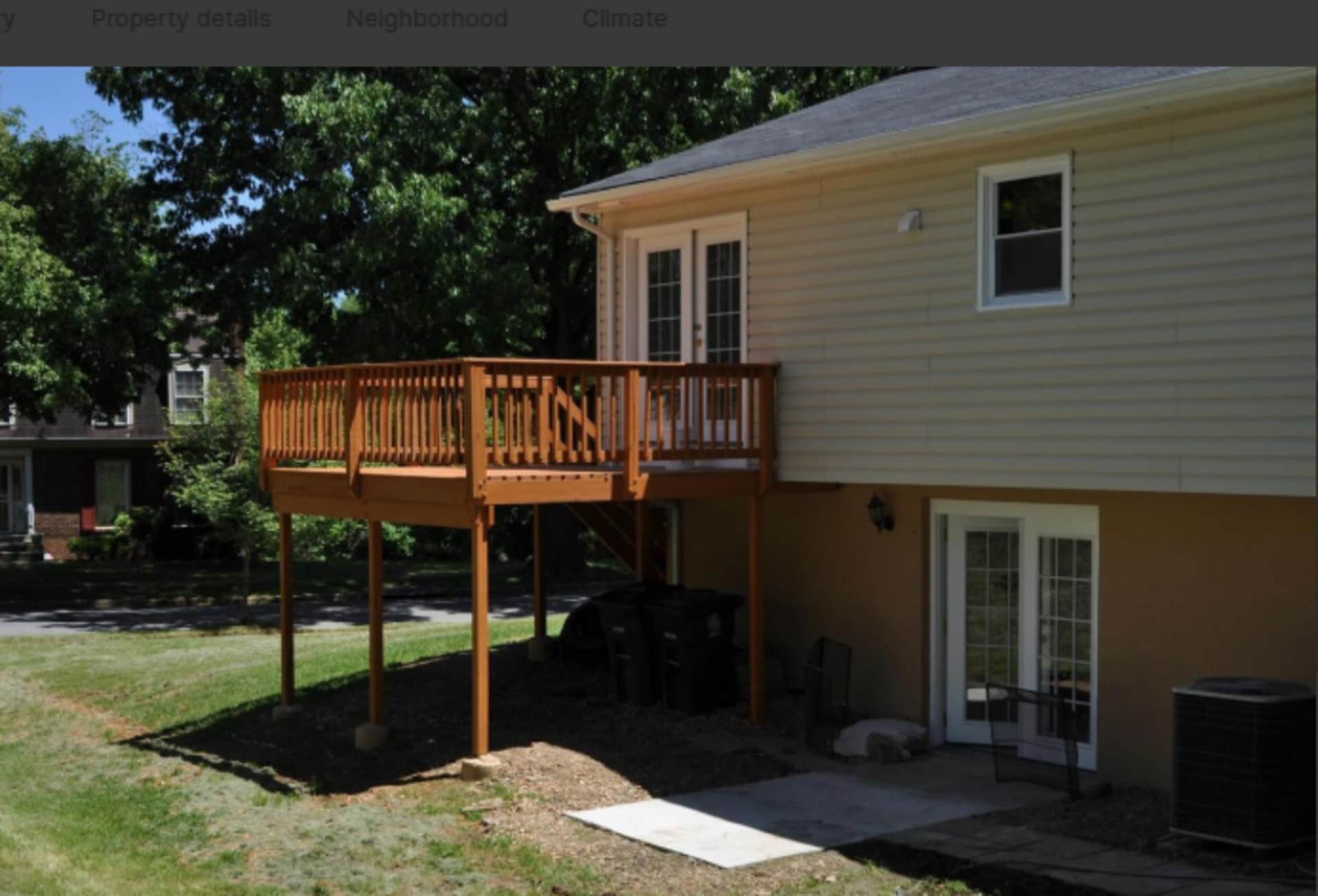 shared deck space - 8917 Loughran Terrace