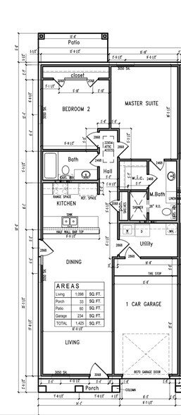 Layout - 1027 Fairway Dr