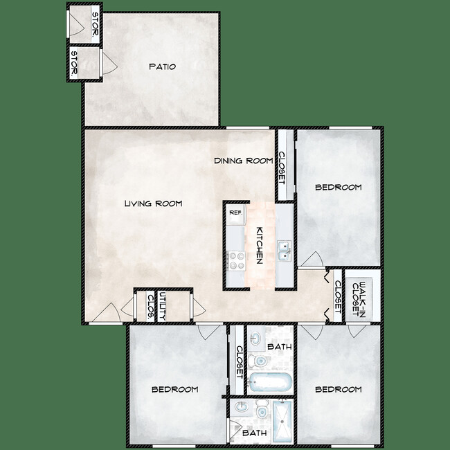 Floorplan - Waterfront Terrace