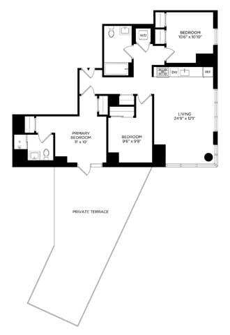 Floorplan - Lincoln at Bankside