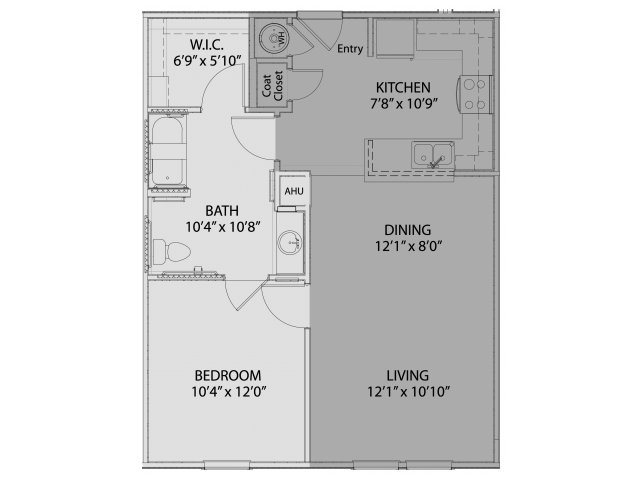 1BR/1BA - The Terraces at Haven for Hope