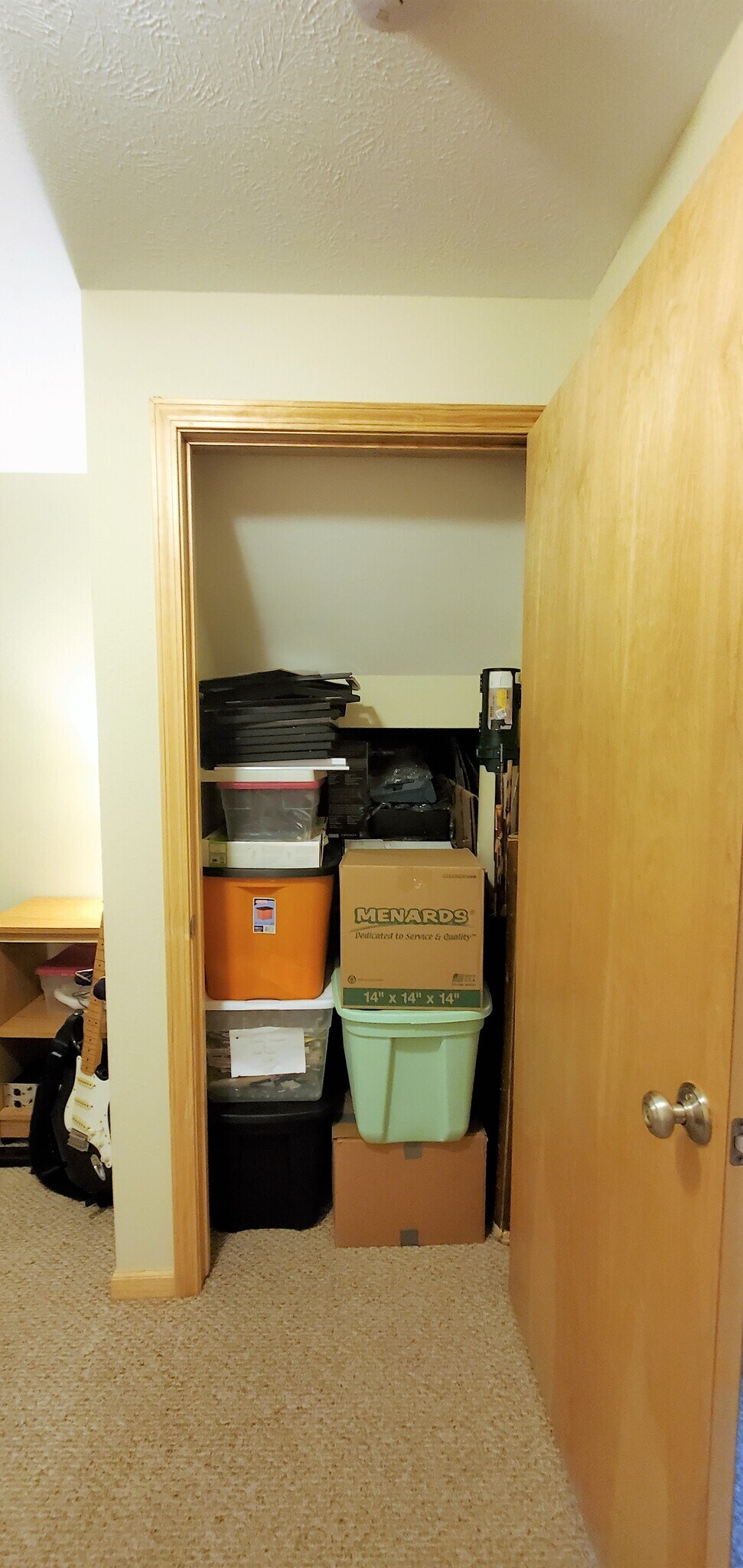 Lower level storage closet. (photo from neighboring unit with the same layout) - 1756 St Joseph St