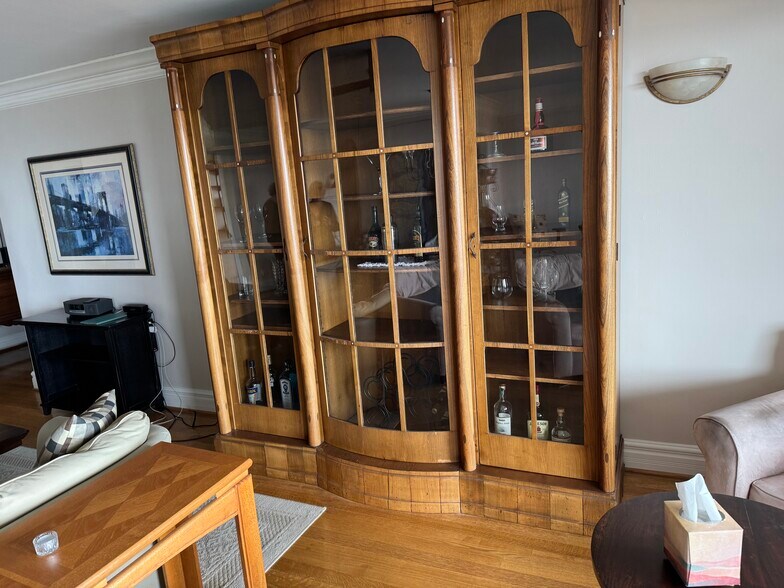 Living area, large moveable cabinet - 4466 W Pine Blvd