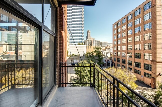 View from the balcony - 843 W Adams St