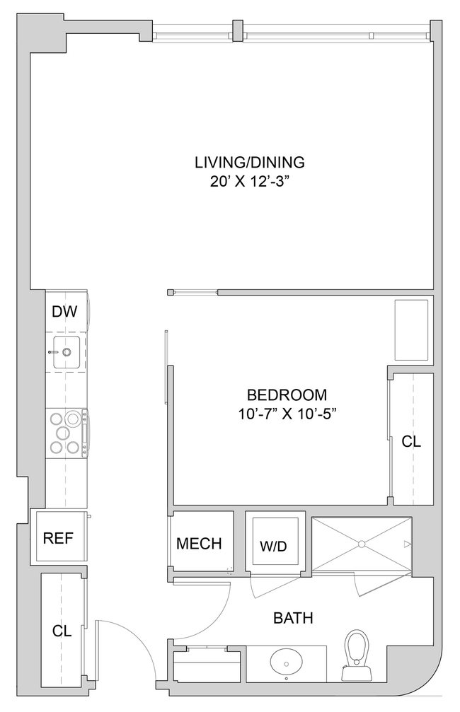 Floorplan - The Modern at Art Place