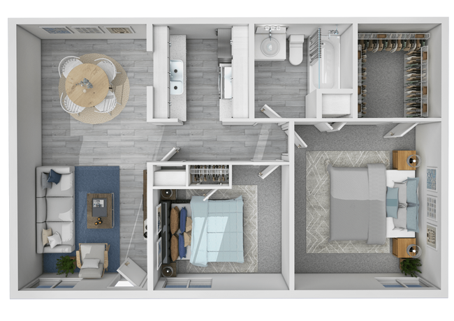 Floorplan - The Mirage Apartments