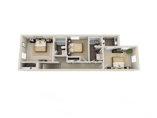 Floorplan - Timbercreek East Townhomes