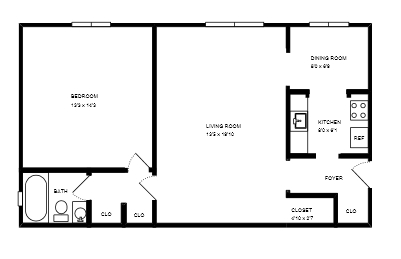 1 Bedroom - Ruth Gardens