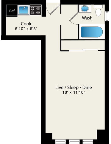 Floorplan - Reside on Clarendon