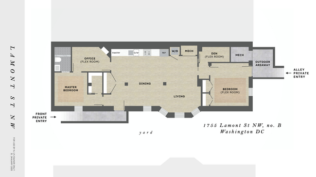 A versatile floor plan. - 1755 Lamont St NW