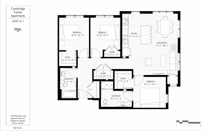 Floorplan - The Bridgewell Apartments