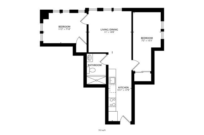Floorplan - The Rose on Bond