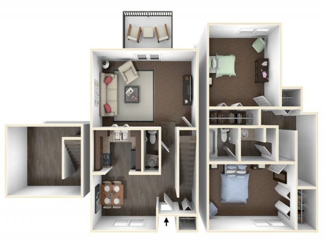 Floorplan - Chapel Hill Apartments