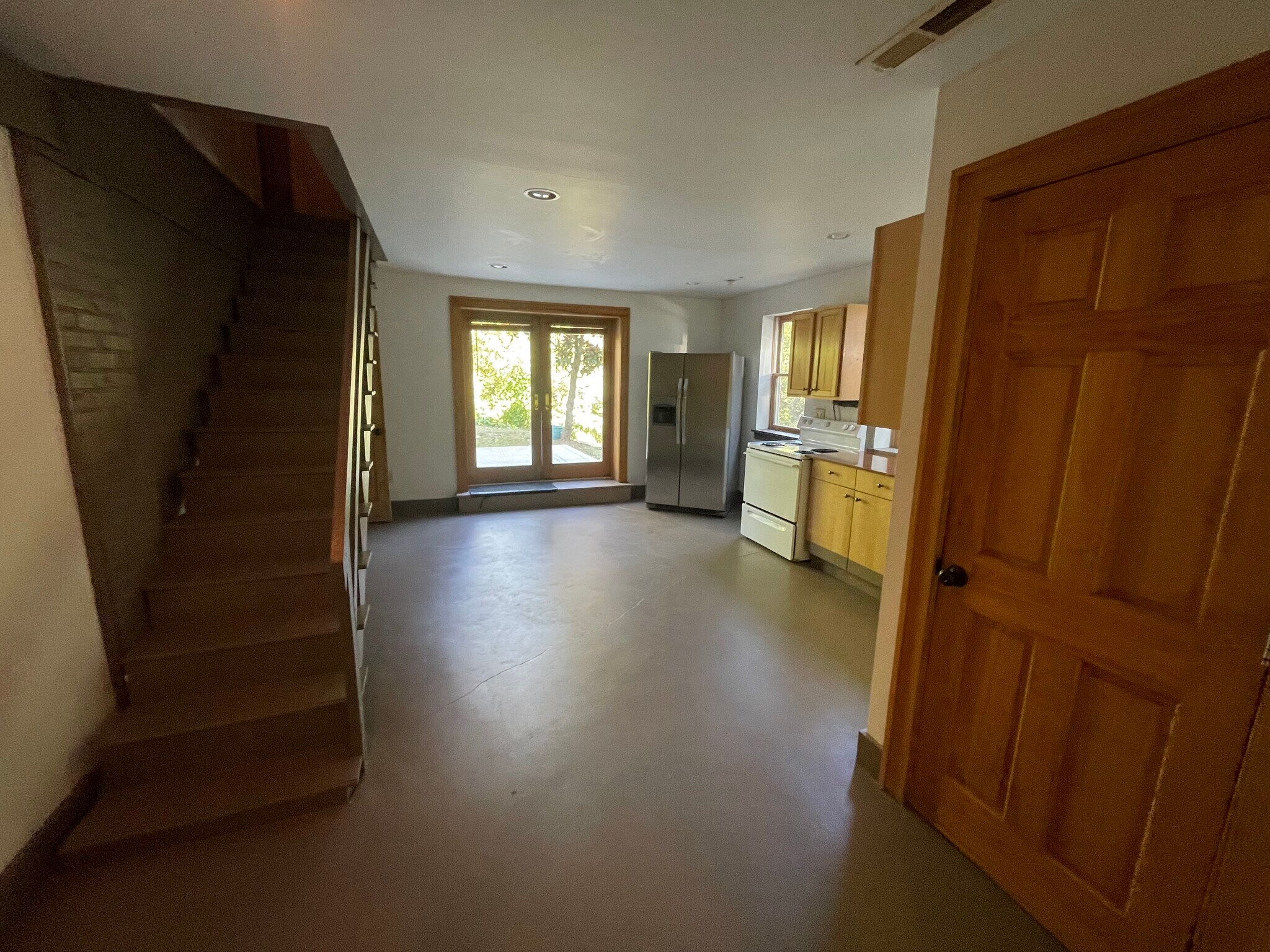 view from living room to kitchen - 127 Flint St
