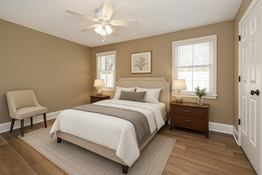 Bedroom Furnished - 1535 Warnke Rd NW