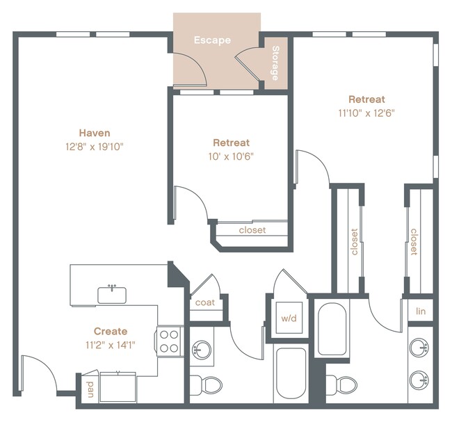 Floorplan - Alexan Downtown Danville