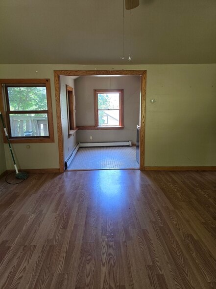 Angle of living room looking into the kitchen - 33 Maple Trl