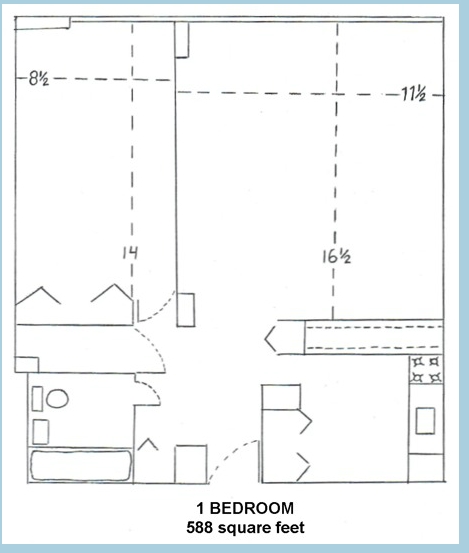 Floorplan - South Mall Towers