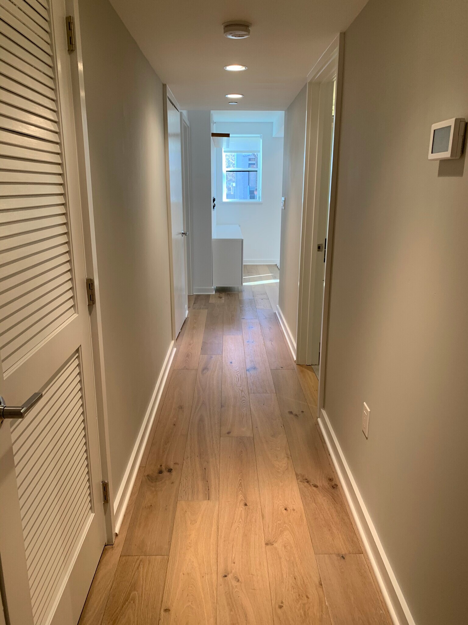 Hallway with laundry to the left - 129 W St NW