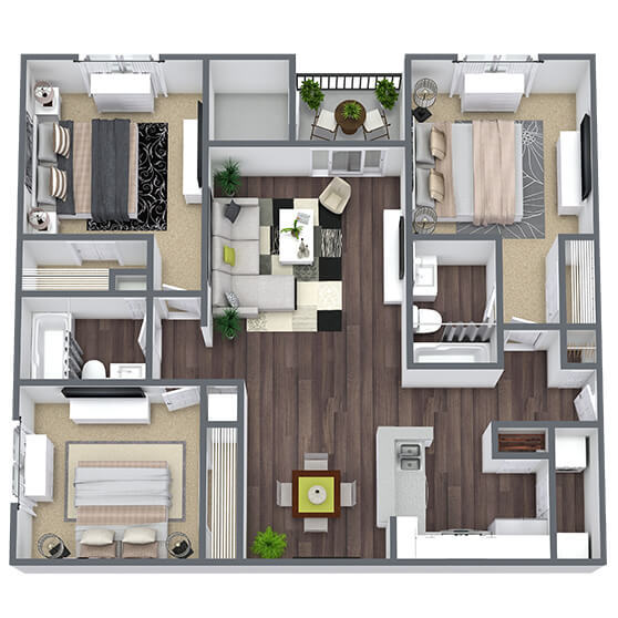 Floorplan - Commons at Haynes Farm