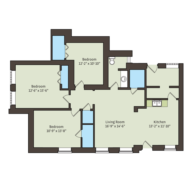 Floorplan - 5335-5345 S. Kimbark Avenue