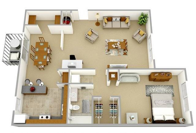 1 Bedroom - Weblin Place
