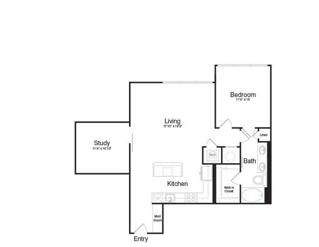 Floorplan - The Katy at Victory Park