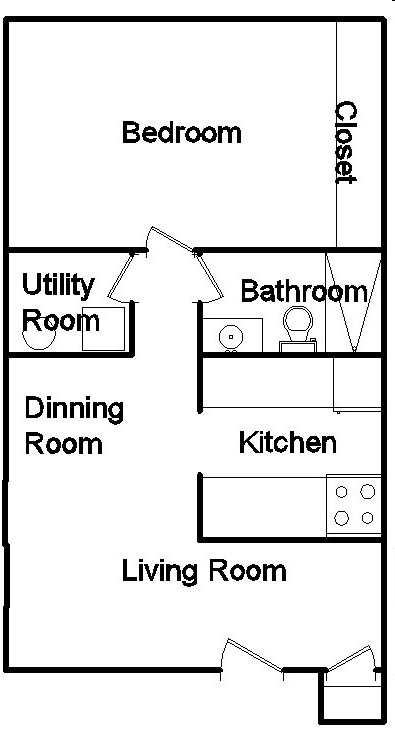 1BR/1BA - Park West 217-546-7575