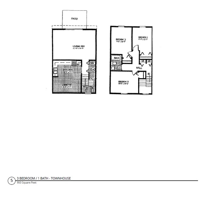 3BR/1BA - Boulder Hill Apartments