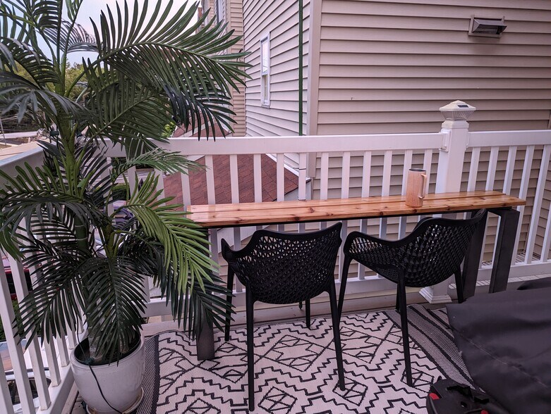 Back private deck - 119 Mt Prospect Ave