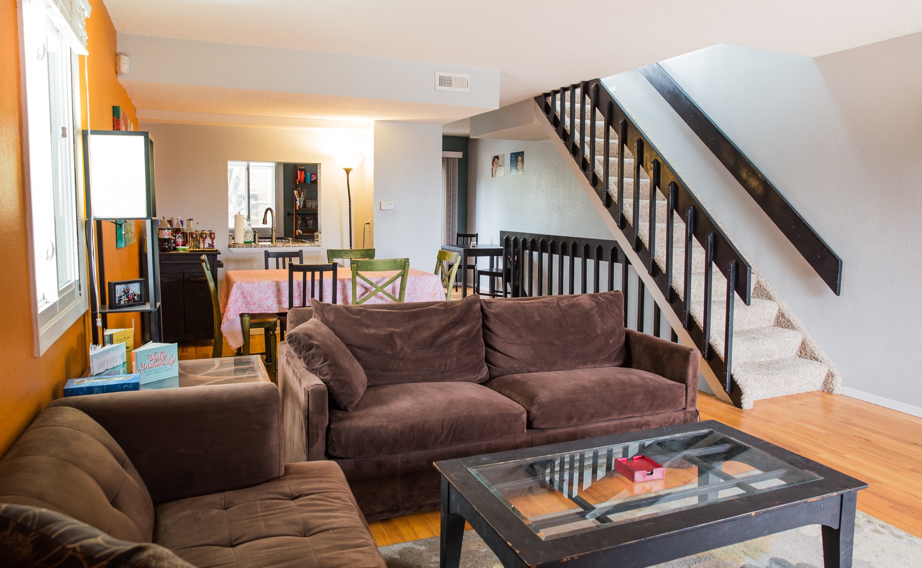 Comfortable, cozy living room on main level - 3050 West 32nd Avenue