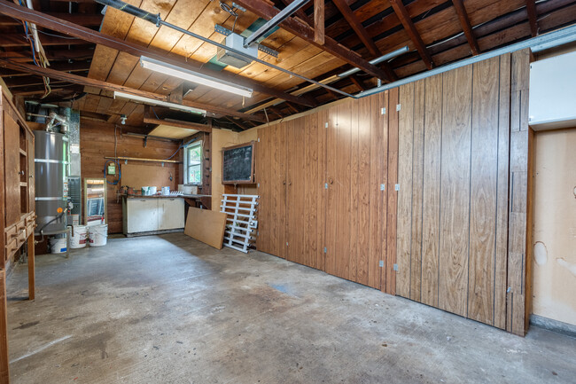 Single car garage and huge storage shelves - 211 Farview Drive