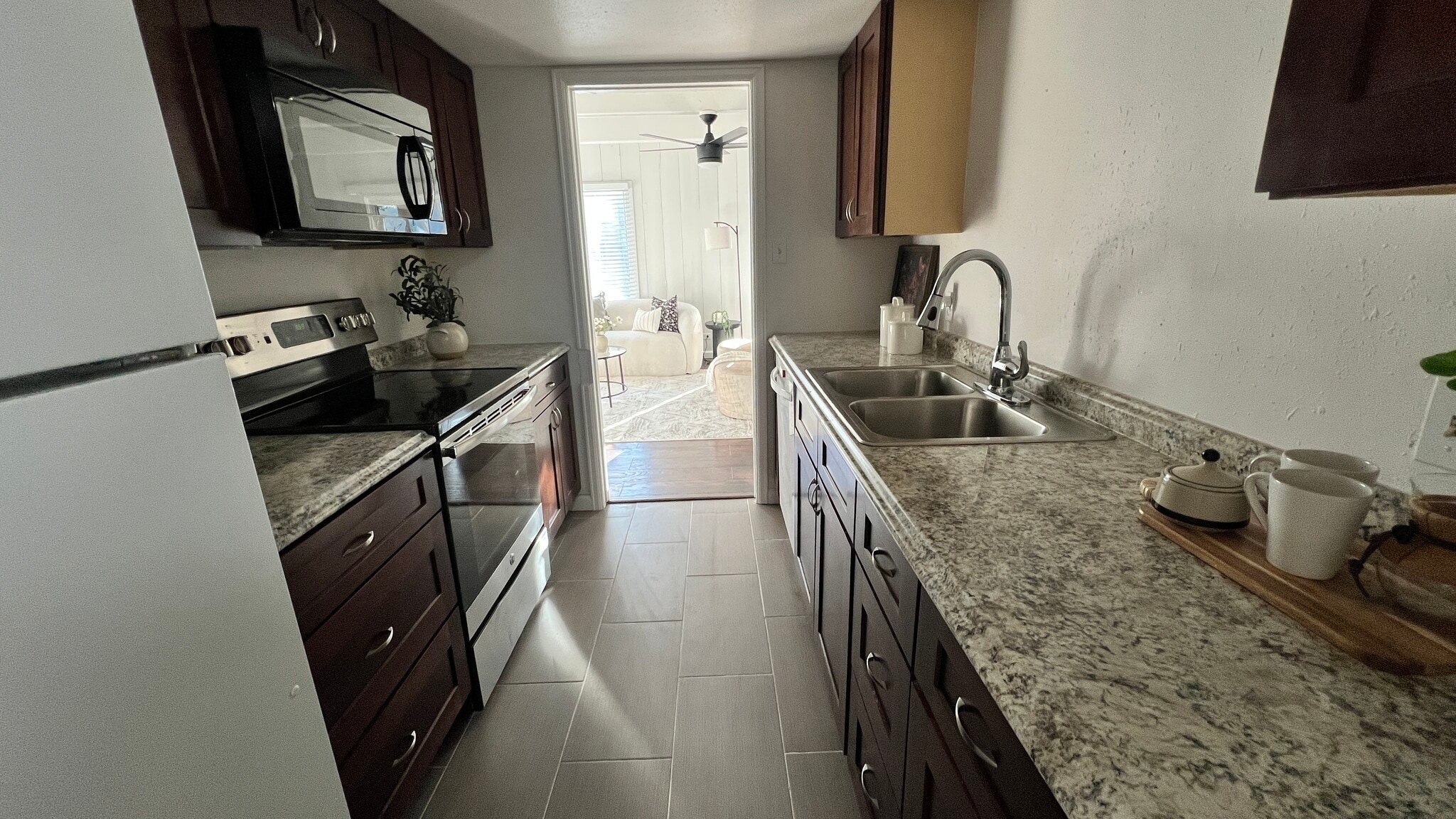 Galley Kitchen - 9725 E Harvard Ave